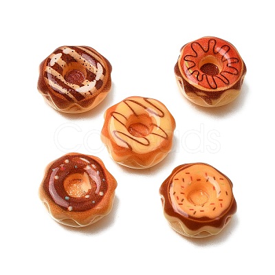 Opaque Resin Imitation Food Cabochons RE-CBA7952-01-1