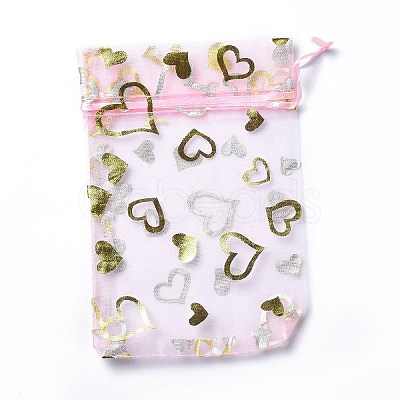 Organza Drawstring Jewelry Pouches OP-I001-B04-1