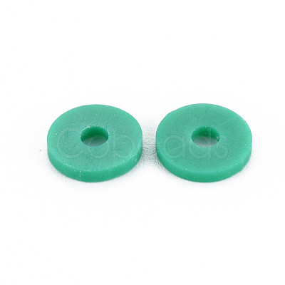 Handmade Polymer Clay Beads Strands CLAY-R089-8mm-T008-1