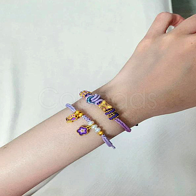 6 Colors Korean Polyester Cord NWIR-LP0001-01-1