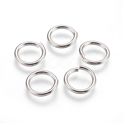 Tarnish Resistant 304 Stainless Steel Saw Cut Open Jump Rings STAS-P212-25P-14-1