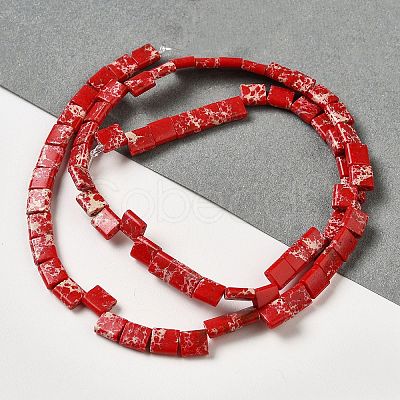 Synthetic Imperial Jasper Beads Strands G-F762-A05-01-1