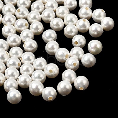Electroplated Shell Pearl Beads BSHE-B008-05A-5mm-1