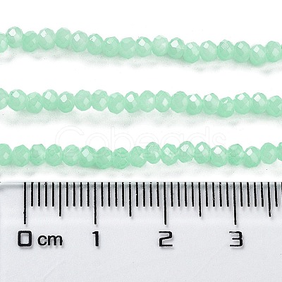 Baking Paint Imitation Jade Glass Bead Strands LS-DGLA-A034-J2MM-A22-1