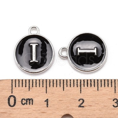 Platinum Plated Alloy Charms X-ENAM-S118-02I-P-1