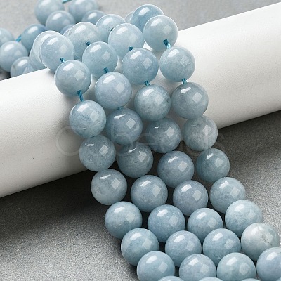 Dyed Natural Malaysia Jade Beads Strands X-G-G021-02C-20-1