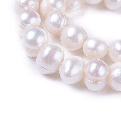 Natural Cultured Freshwater Pearl Beads Strands PEAR-L021-16-01A-1