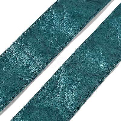 Imitation Leather Polyester Ribbon X1-DIY-R050-02G-1
