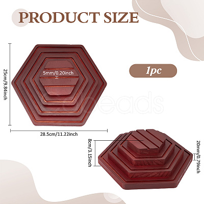 Wooden Coin Display Cases AJEW-WH0270-603-1