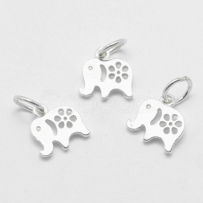 925 Sterling Silver Pendants X-STER-K170-04S-1
