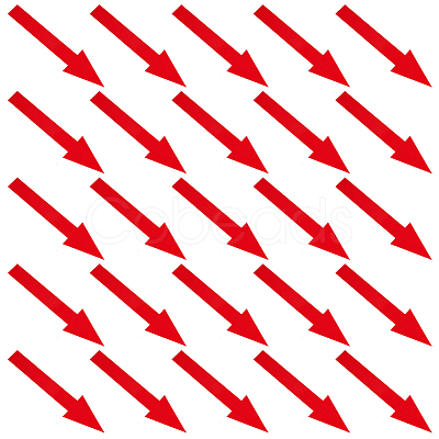 PVC Self Adhesive Arrow Label Stickers DIY-CP0013-44A-1