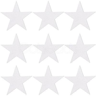 60Pcs Paper Glitter Star Wall Decoration AJEW-SP0001-17B-1