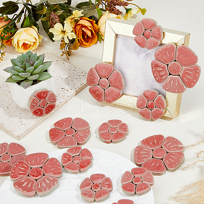 500G Handmade Porcelain Cabochons PORC-FH0001-17-1