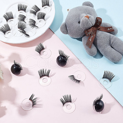 20Pcs Doll Eyelashes Strips DIY-PH0010-26-1