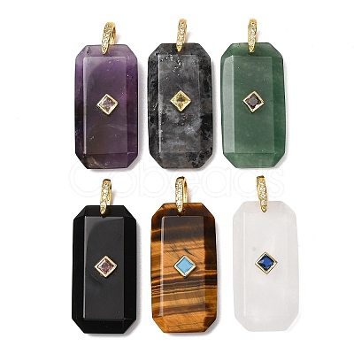 Natural Mixed Stone Pendants GG-CBA51ED-05G-1
