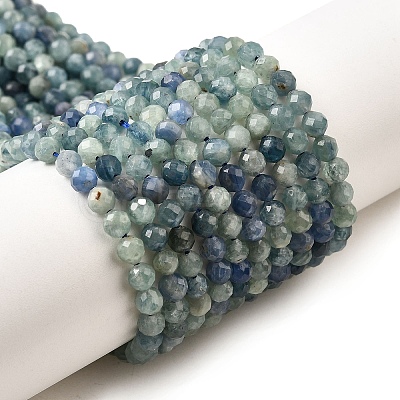 Natural Kyanite/Cyanite/Disthene Beads Strands G-G259-D04-4mm-1