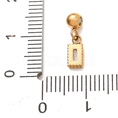 304 Stainless Steel Pave Clear Cubic Zirconia Charms CU-CBAB6EC-14G-01-1
