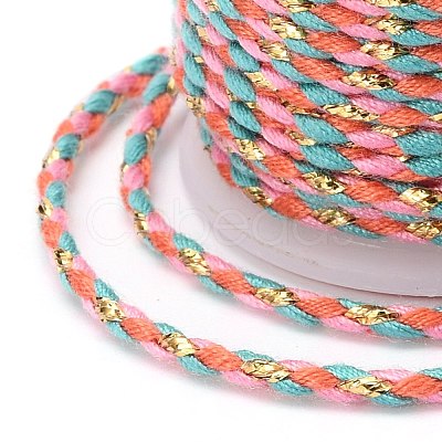 4-Ply Polycotton Cord with Metallic Thread OCOR-Z003-D32-1