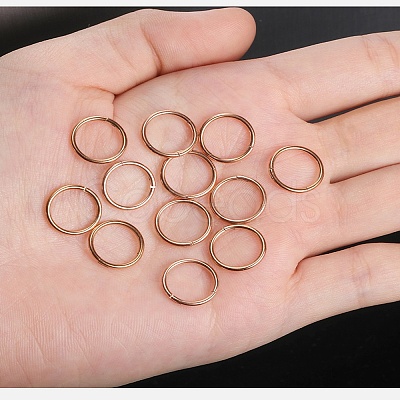 316L Surgical Stainless Steel Hoop Cartilage Earrings WGB51CA-68-1