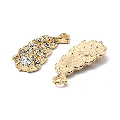 Alloy Rhinestone Pendants FIND-B051-06G-1