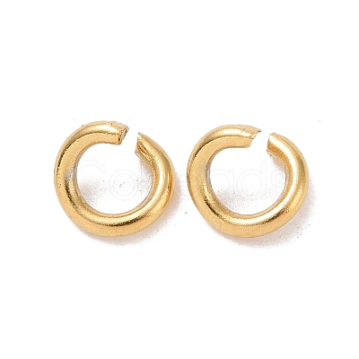 Ion Plating(IP) 304 Stainless Steel Open Jump Rings STAS-R091-01G-B-1