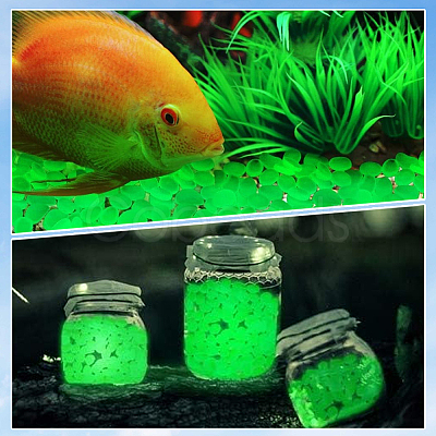 100Pcs Luminous Resin Beads Display Decoration RESI-SP0001-47B-1