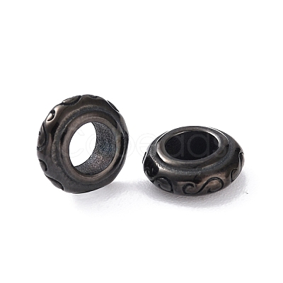 Ion Plating(IP) 304 Stainless Steel European Beads STAS-I069-12B-1