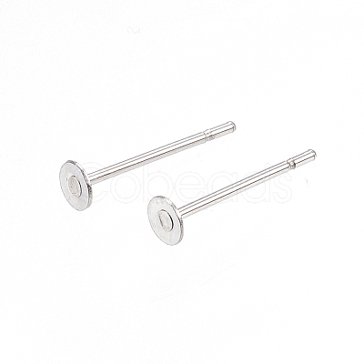 Non-Tarnish 304 Stainless Steel Stud Earring Findings A-STAS-D448-088P-2mm-1