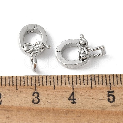 Brass Micro Pave Cubic Zirconia Pendants Bails KK-D324-08P-1