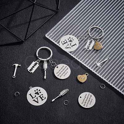 PandaHall Elite DIY Keychain Making Kit DIY-PH0005-65-1