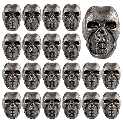 20Pcs Alloy Shank Buttons BUTT-PH0001-82A-B-1