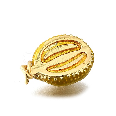 Brass Enamel Pendants KK-Z104-06G-01-1