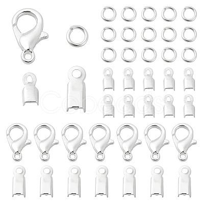 50Pcs Zinc Alloy Lobster Claw Clasps DIY-YW0007-54S-1