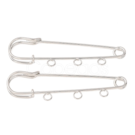 Iron Safety Pins Brooch Findings RN-CBAB9AC-02P-1