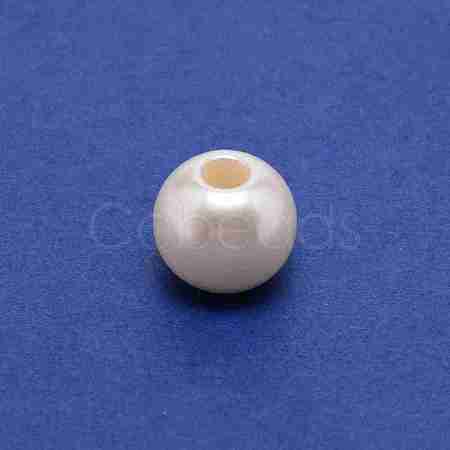 ABS Plastic Imitation Pearl Beads KY-WH0097-05F-1