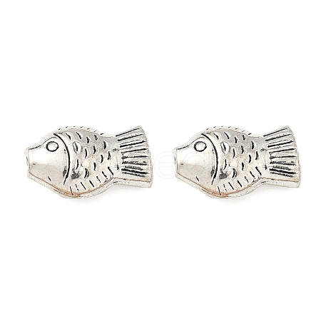 Tibetan Style Alloy Beads TIBEB-L008-01E-AS-1