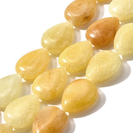 Natural Topaz Jade Beads Strands G-P561-B04-01-1