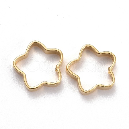 Brass Bead Frame KK-Z018-11G-1