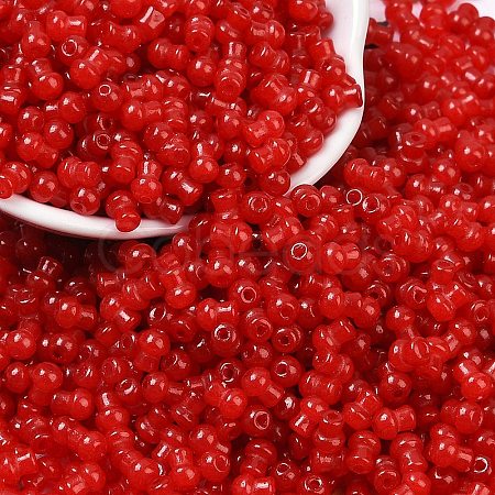 Transparent Colours Glass Seed Beads SEED-R001-01I-1