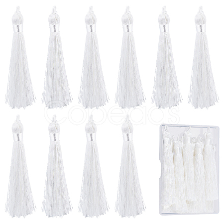 10Pcs Nylon Tassels Big Pendant Decorations FIND-SC0003-38D-1