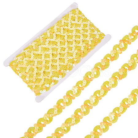 Polyester Paillette Beads OCOR-WH20004-06F-1