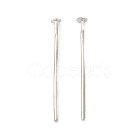 Brass Flat Head Pins X-KK-H446-02P-1