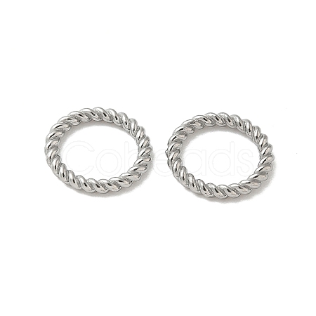 304 Stainless Steel Twisted Ring Linking Rings STAS-L300-005D-P-1