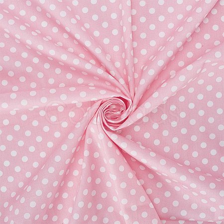 Polka Dot Pattern Cotton Fabric DIY-GA0010-22B-1