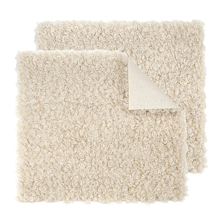 2Pcs Wool Hair Fabric DIY-PH0038-56A-1