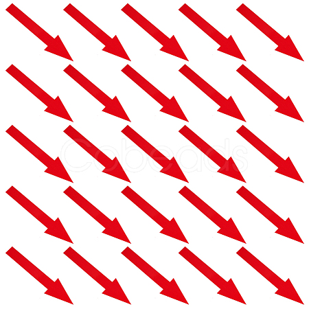 PVC Self Adhesive Arrow Label Stickers DIY-CP0013-44A-1