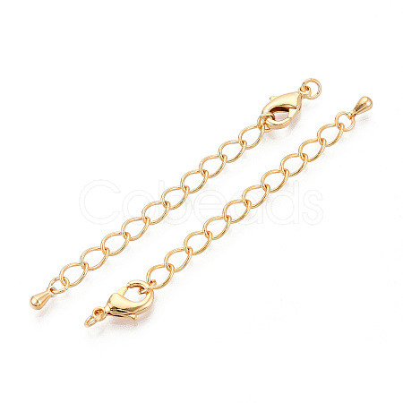 Brass Chain Extender KK-T074-61G-01-1