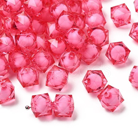 Transparent Acrylic Beads TACR-S112-10mm-18-1