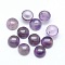 Natural Amethyst Cabochons, Half Round, 6x3~3.5mm