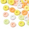 Handmade Polymer Clay Beads, Heishi Beads, Disc/Flat Round, Mixed Color, 4x0.5~1.5mm, Hole: 1.5mm, about 66600pcs/1000g